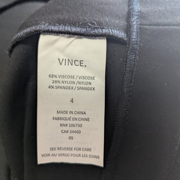 Vince Black Sleeveless Pleated Skirt Dress - Picture 4 of 4